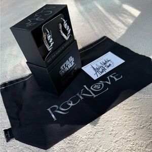 AHSOKA TANO EARRINGS ROCKLOVE JEWELRY SILVER STAR WARS